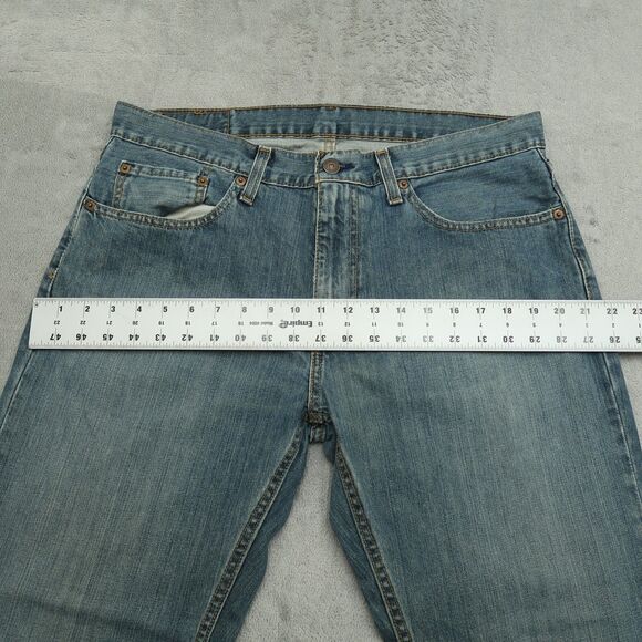 Levi's 559 Jeans Mens Size 34x30 Blue Relaxed Straight 100% Cotton Denim Pants - Picture 14 of 16